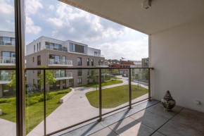 Lovely apartment in peaceful complex with balcony and parking near center of Bruges